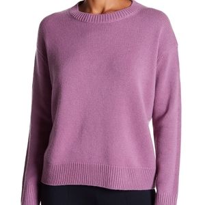 NWT Vince cashmere purple crewneck sweater